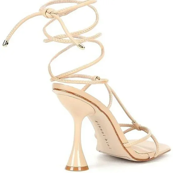 Gianni Bini Bardi Leather Strappy Heel - Picture 2 of 3
